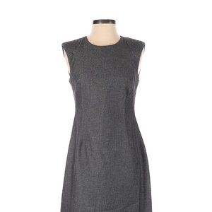 Banana Republic grey twill cap sleeve dress.